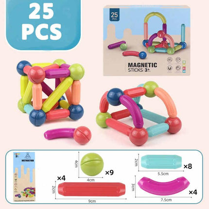 Magnetic Building Blocks (25 PCS)