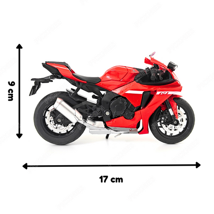 Yamaha YZF-R1 - 1: 24 Diecast Metal Bike
