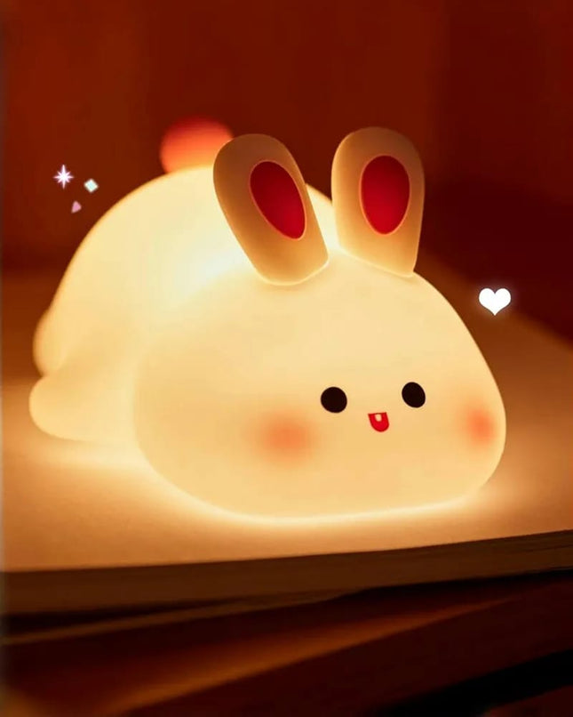 Rabbit - Big face silicon lamp