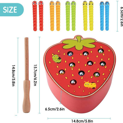 Strawberry Worm Wooden