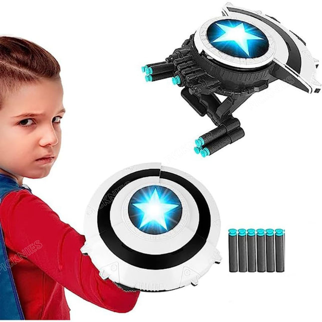 Captain America Shield | Soft Bullet Darts Blaster Toy Gun