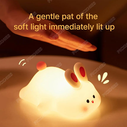 Rabbit - Big face silicon lamp