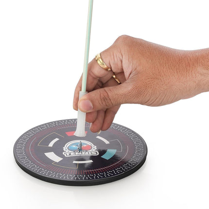 Table Tennis Trainer Set with Flexible Shaft and Strong Base