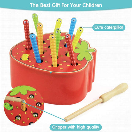 Strawberry Worm Wooden