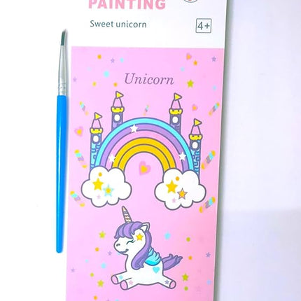Colouring book with paint brush - 20 Pages