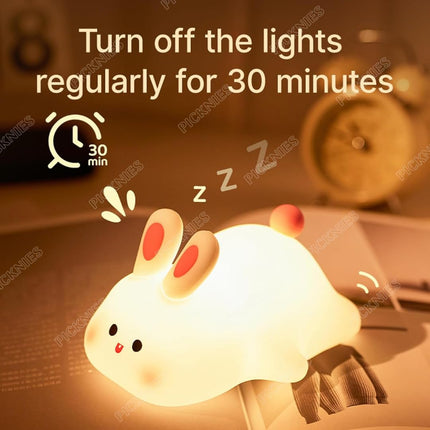 Rabbit - Big face silicon lamp