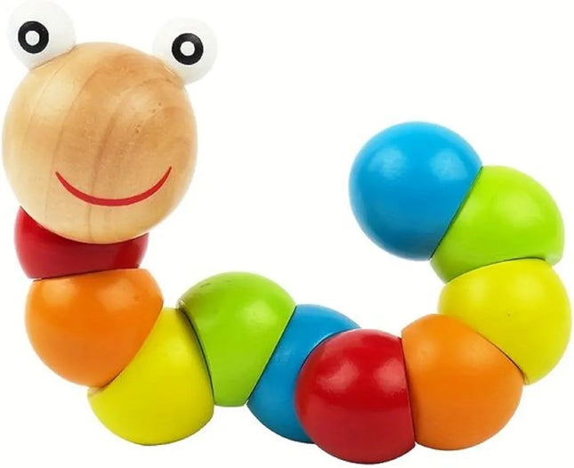 Wooden caterpillar