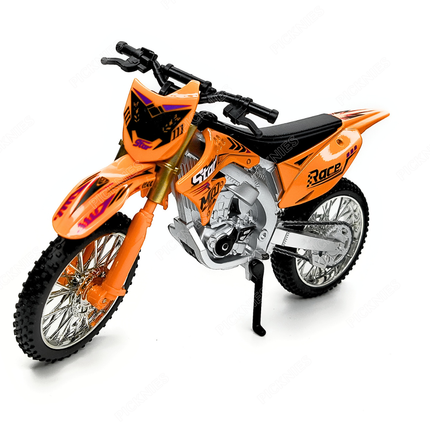 Kawasaki KX 450F Dirt Bike Die Cast Model 1:12 Scale Metal Motocross Bike with Free Rolling Wheels & Detailed Suspension Toy