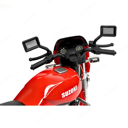 Suzuki 125 Bike Die Cast Model 1:12 Scale Metal Motocross Bike with Free Rolling Wheels & Detailed Suspension Toy (Copy)