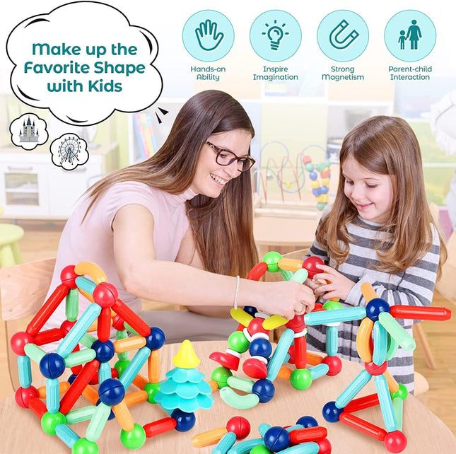 Magnetic Building Blocks (42 PCS)