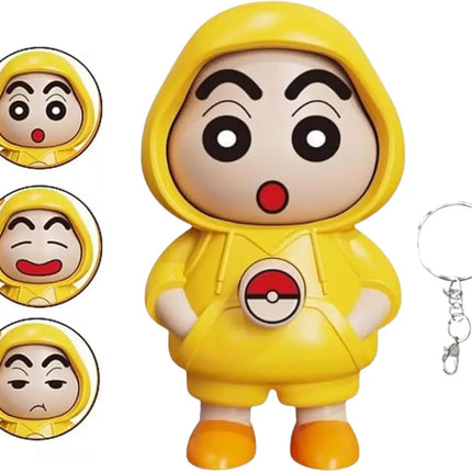 Face changing keychain toy