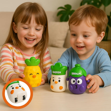 Fruits & Veggies Press N Go Toy (Random model)
