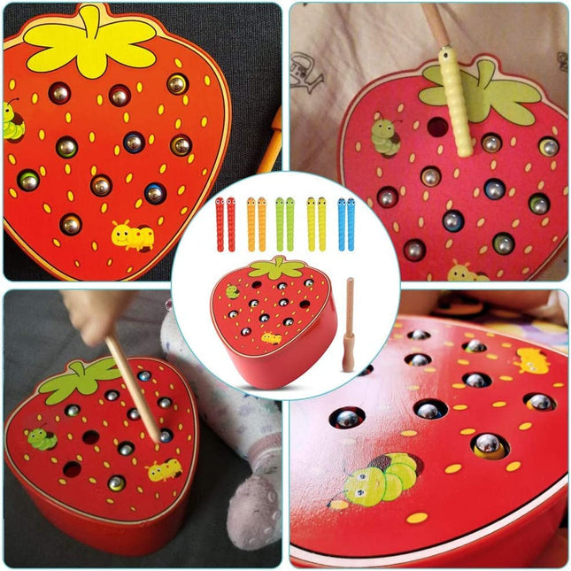 Strawberry Worm Wooden