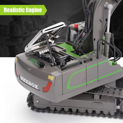 RC Excavator with Smoke - 2.4GHz - 12CH