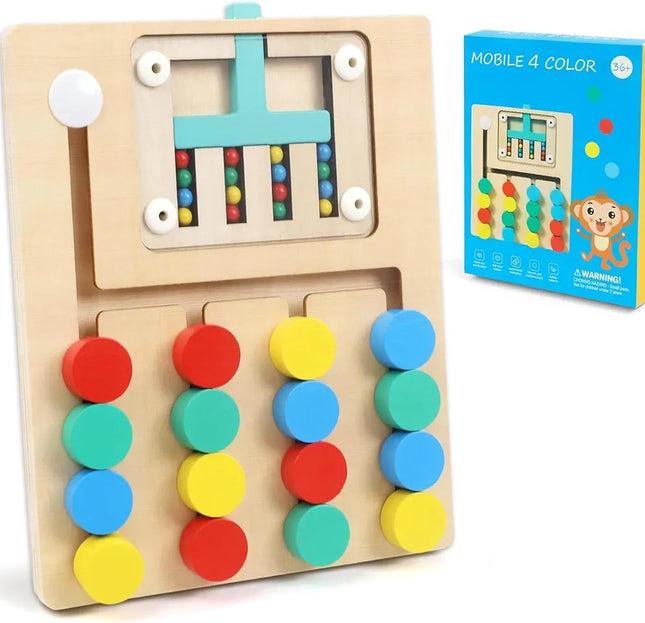 Colour sorting brain teaser puzzle