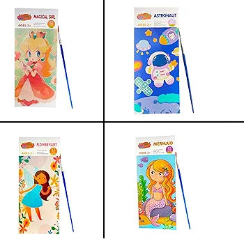 12 Page Colour book with free paint brush