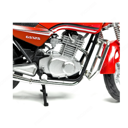 Suzuki 125 Bike Die Cast Model 1:12 Scale Metal Motocross Bike with Free Rolling Wheels & Detailed Suspension Toy (Copy)