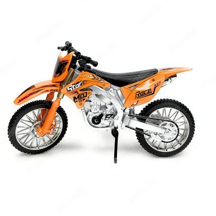 Kawasaki KX 450F Dirt Bike Die Cast Model 1:12 Scale Metal Motocross Bike with Free Rolling Wheels & Detailed Suspension Toy