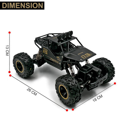 RC Rock Crawler Four Wheel Drive 1:16 Metal - 4X4
