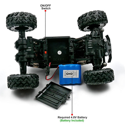 RC Rock Crawler Four Wheel Drive 1:16 Metal - 4X4