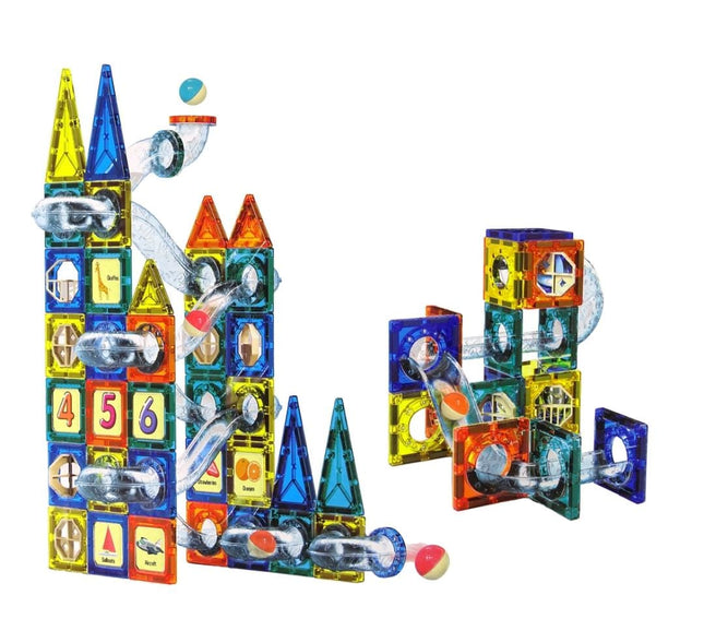 Magnetic Gel tiles | DiY castle (97 pcs)