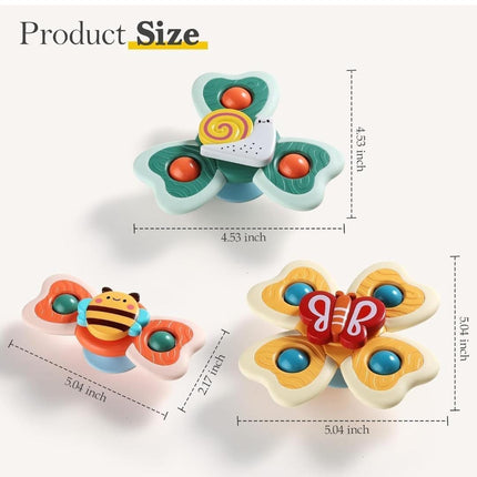 Rattle suction Spinner (Set of 3)