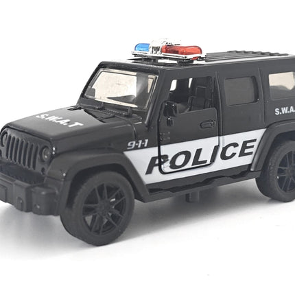 Jeep Rubicon Police - 1:43 Scale Model