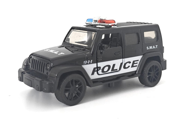Jeep Rubicon Police - 1:43 Scale Model