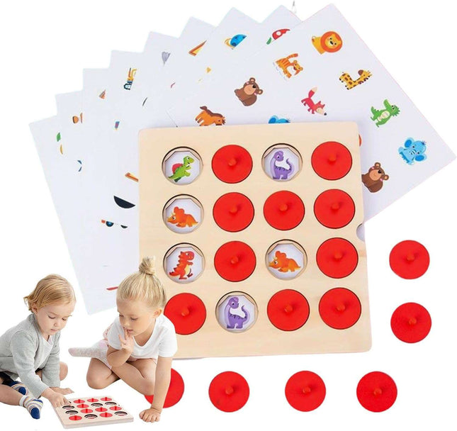 Memory collision - Wooden memory matching game