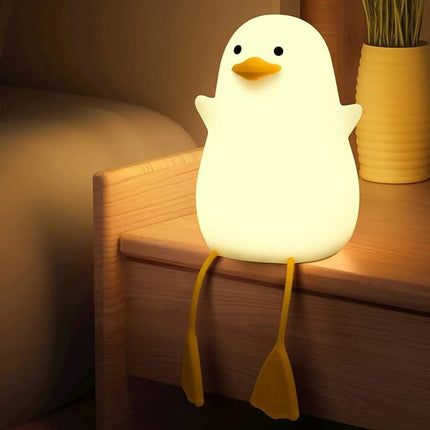 Cute Duck Silicone Light