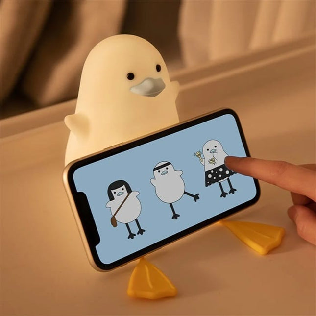 Cute Duck Silicone Light
