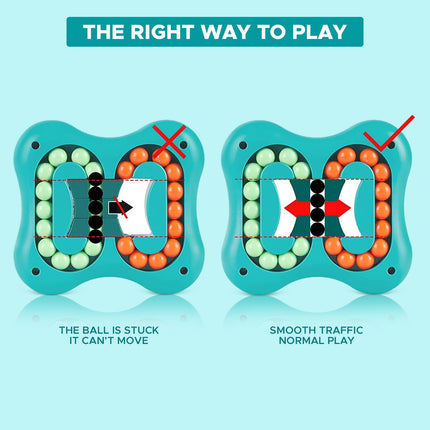 Rotating Magic Bean Fidget puzzle - Rectangle