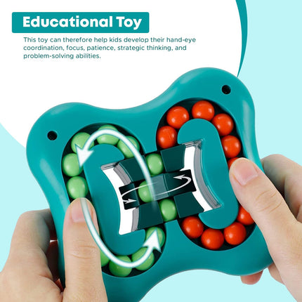 Rotating Magic Bean Fidget puzzle - Rectangle