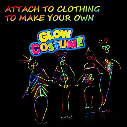 Glow In The Dark Party Favors Glow Stick Party Pack (152 pcs)