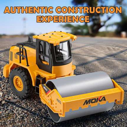 RC Road Roller | Remote Control Roller Truck with Lights & Sound | 2.4GHz  Rechargeable Battery