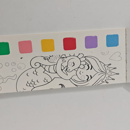 12 Page Colour book with free paint brush