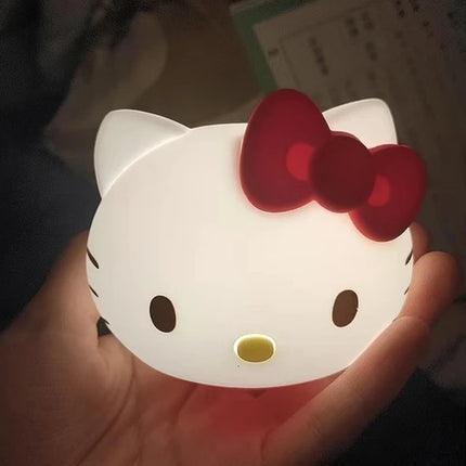 Hello kitty colour changing Silicon lamp