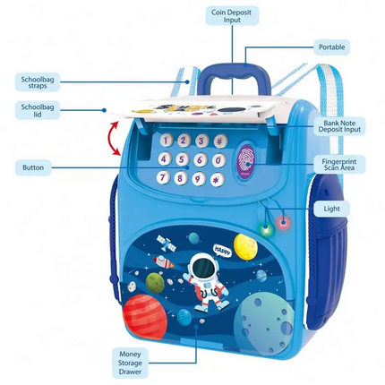Kids Piggy Bank Backpack