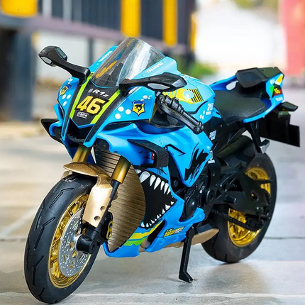 Yamaha YZF R1M 1:9 Scale Die-Cast Model Bike