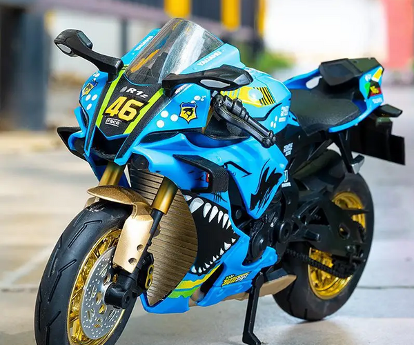 ヤマハ YZF-R1M 1/6スケール【ジャンク】 Yamaha YZF R1M 1:9 Scale Die-Cast Model Bike – Picknies
