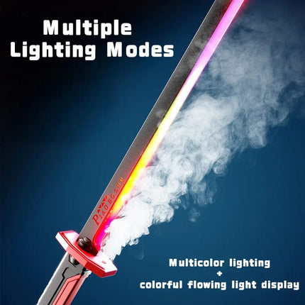LED Light-Up Sword Toy for Kids – Multicolor Flashing Lights with Sound Effects – Glowing Warrior Sword for Boys & Girls
