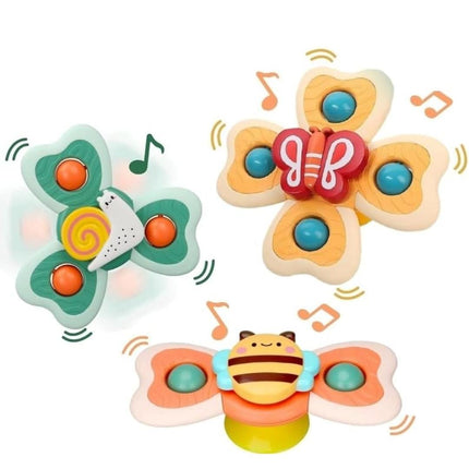 Rattle suction Spinner (Set of 3)