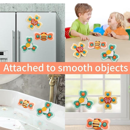 Rattle suction Spinner (Set of 3)