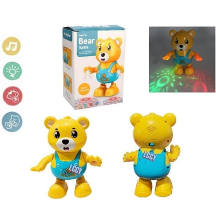 Dancing Animal Toy with Light & Sound – 4 Cute Models: Cow, Monkey, Bear & Duck | Musical Dancing Toy for Kids