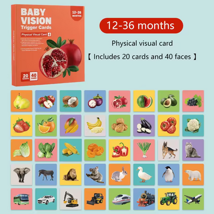 Baby Vision Trigger Cards - 12-36 Month