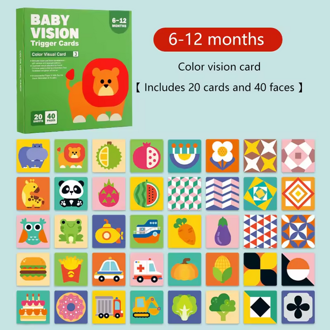 Baby Vision Trigger Cards - 6-12 Month