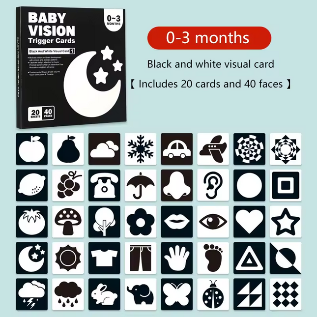 Baby Vision Trigger Cards - 0-3 Month