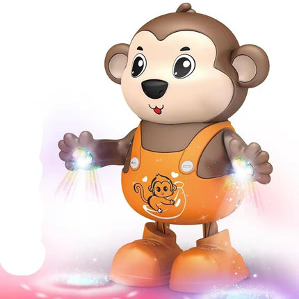 Dancing Animal Toy with Light & Sound – 4 Cute Models: Cow, Monkey, Bear & Duck | Musical Dancing Toy for Kids