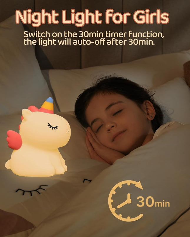 Cute Unicorn silicon light