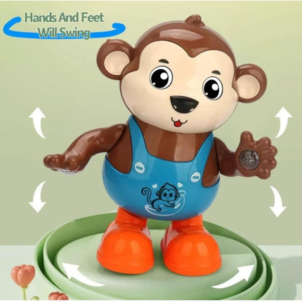 Dancing Animal Toy with Light & Sound – 4 Cute Models: Cow, Monkey, Bear & Duck | Musical Dancing Toy for Kids